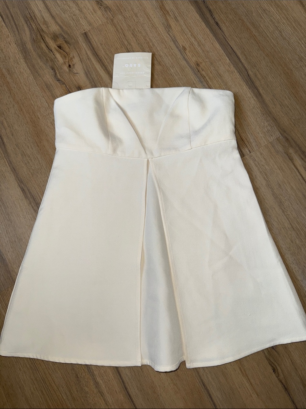 Strapless Ivory Cream tube top
